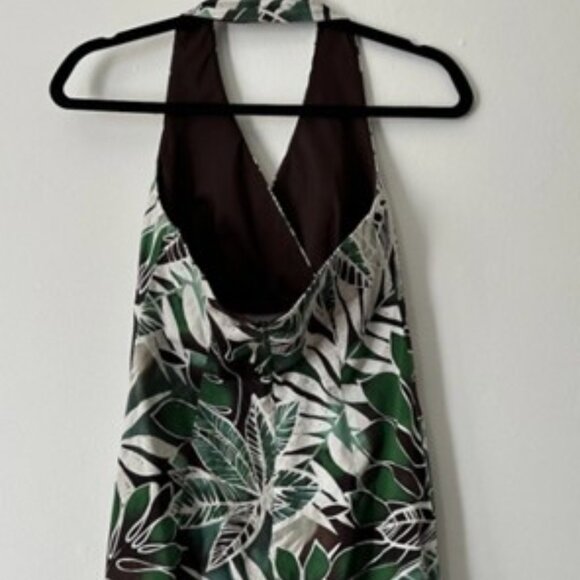 Jones New York Ladies printed Cotton Halter Dress - Sz 8 - Picture 8 of 13